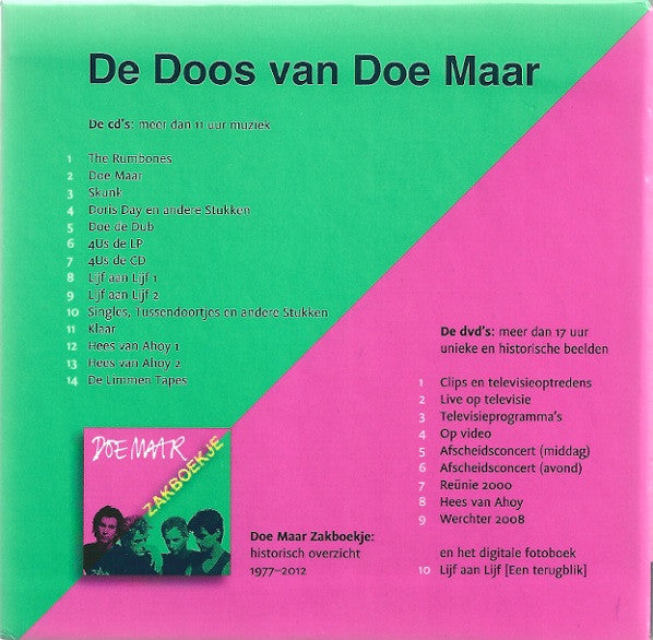 Doe Maar : De Doos Van Doe Maar (Box, Comp + CD, Album, RM + CD, Album, RE, RM + CD)