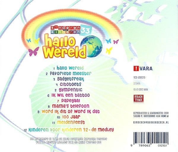 Kinderen voor Kinderen : 33 - Hallo Wereld (CD, Album)