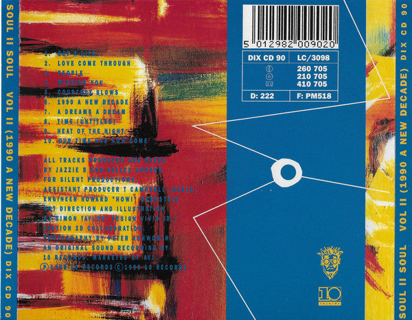 Soul II Soul : Vol. II (1990 - A New Decade) (CD, Album)