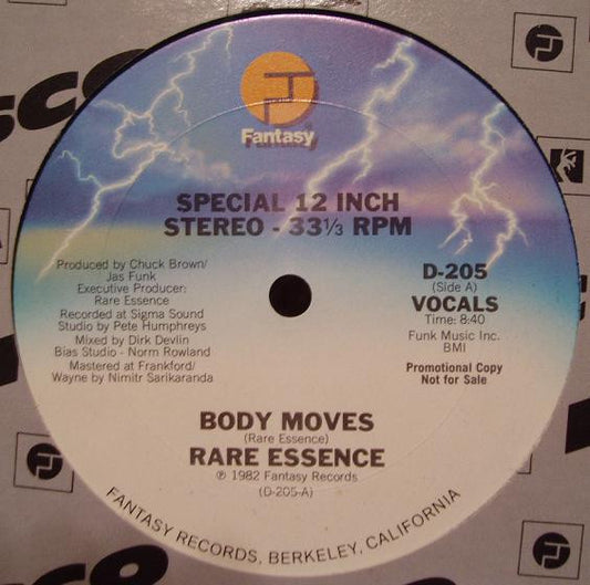 Rare Essence : Body Moves (12", Promo)