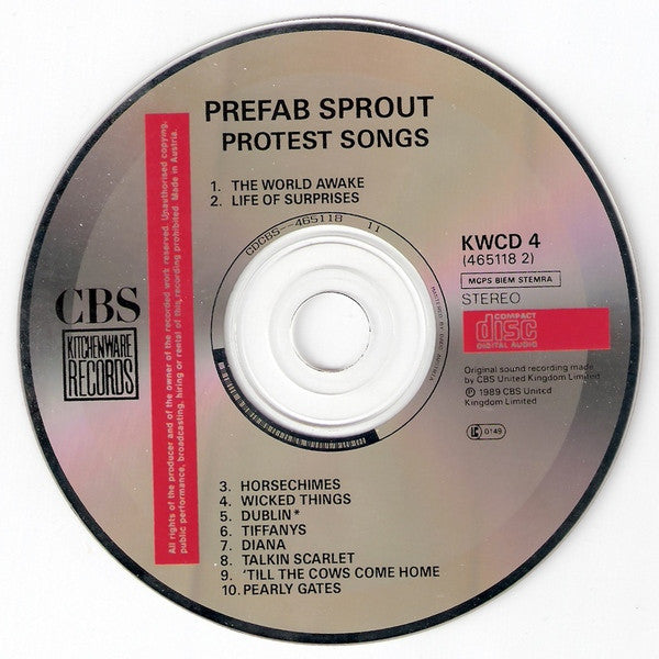 Prefab Sprout : Protest Songs (CD, Album)