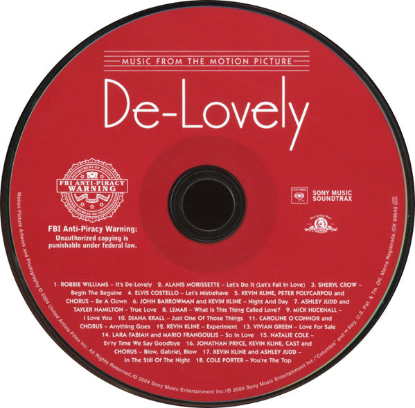 Various : De-Lovely (Music From The Motion Picture) (CD, Album, Comp)