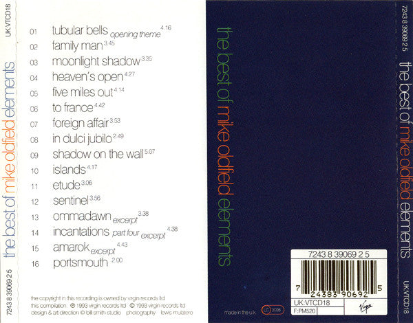 Mike Oldfield : The Best Of Mike Oldfield: Elements (CD, Comp, RM)