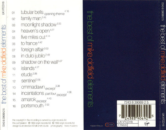 Mike Oldfield : The Best Of Mike Oldfield: Elements (CD, Comp, RM)