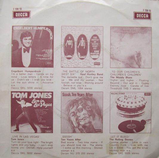 Tom Jones : Daughter Of Darkness (7", Single, Mono)