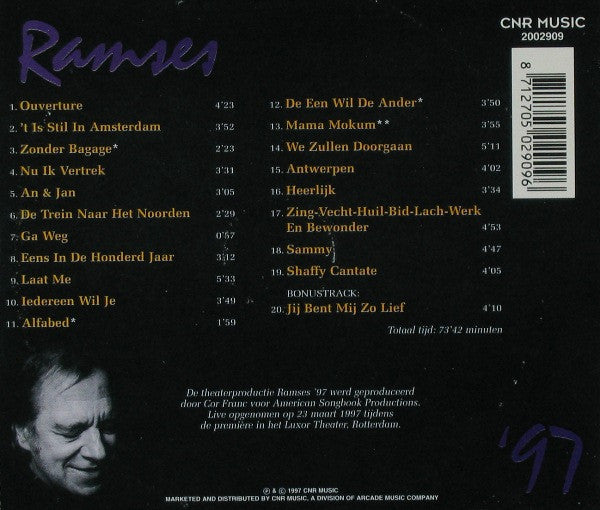 Ramses Shaffy : Ramses '97 (CD, Album)