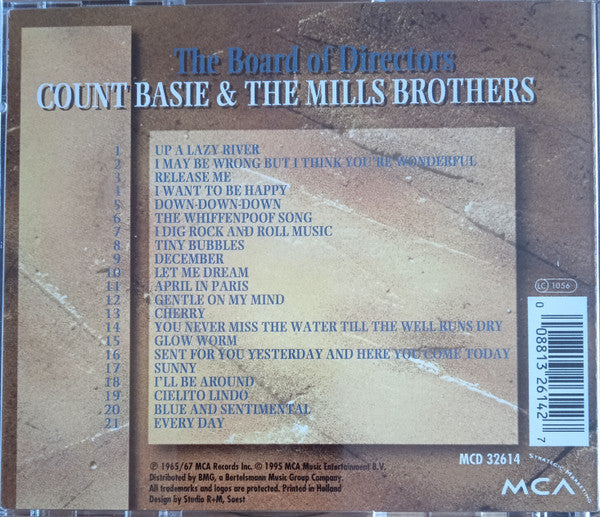 Count Basie & The Mills Brothers : The Board Of Directors / Annual Report (CD, Comp)