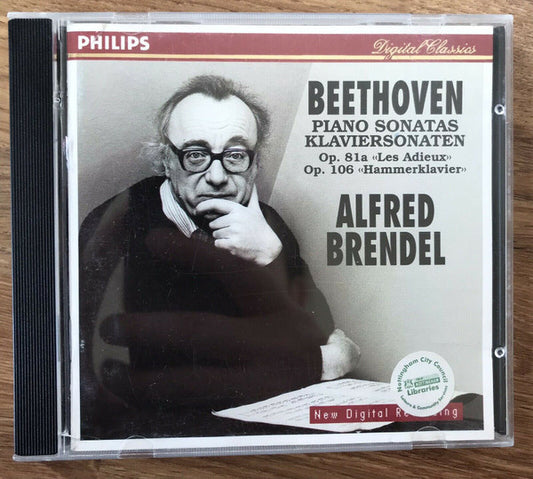 Ludwig van Beethoven, Alfred Brendel : Piano Sonatas = Klaviersonaten: Op. 81a «Les Adieux» • Op. 106 «Hammerklavier» (CD)