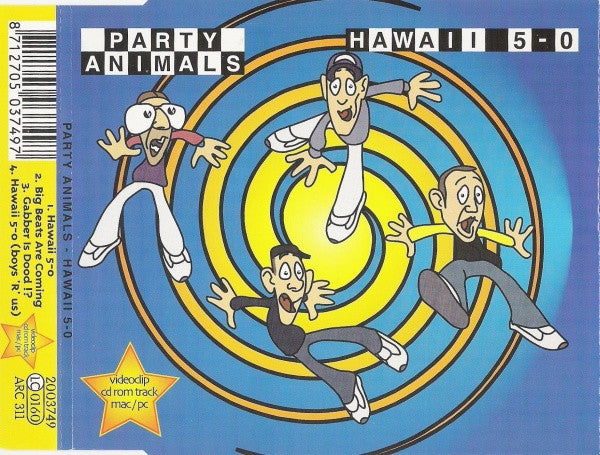 Party Animals : Hawaii 5-0 (CD, Maxi, Enh)