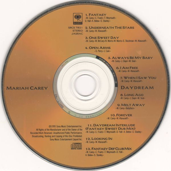 Mariah Carey = Mariah Carey : Daydream = デイドリーム (CD, Album)