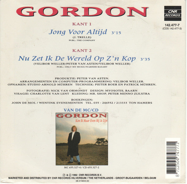 Gordon (3) : Jong Voor Altijd (7", Single)