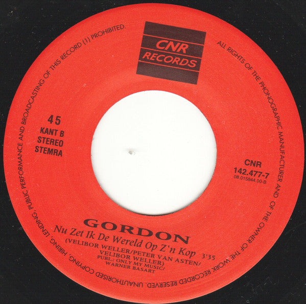 Gordon (3) : Jong Voor Altijd (7", Single)