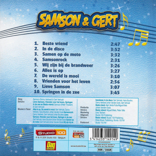 Samson & Gert : Studio 100 CD-Collectie 4 - Samson & Gert De Grootste Hits (CD, Comp)