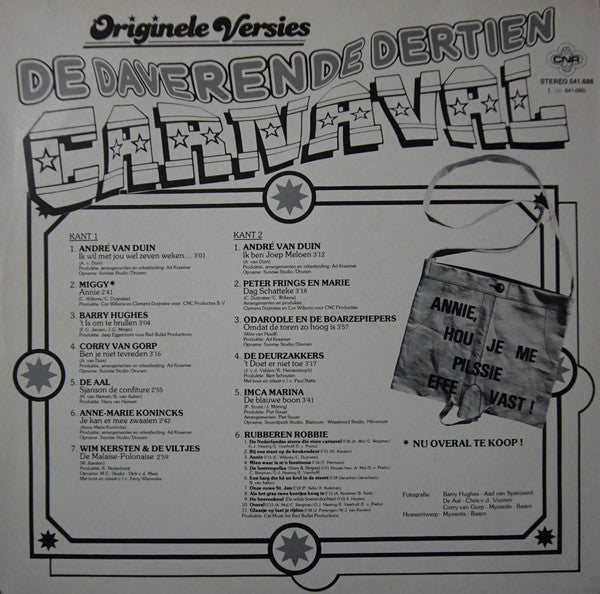 Various : De Daverende Dertien Carnaval (LP, Comp)