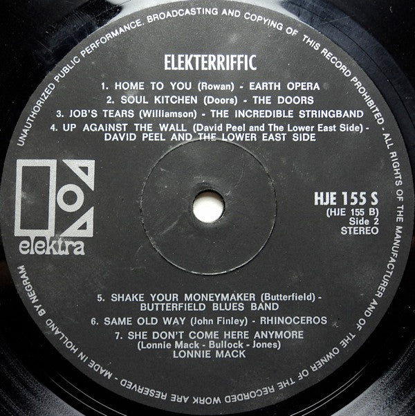 Various : Elekterriffic (LP, Comp)