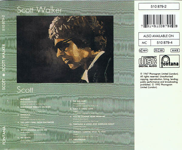Scott Walker : Scott (CD, Album, RE)