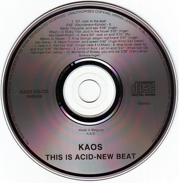 Various : This Is Acid-New Beat (CD, Comp)