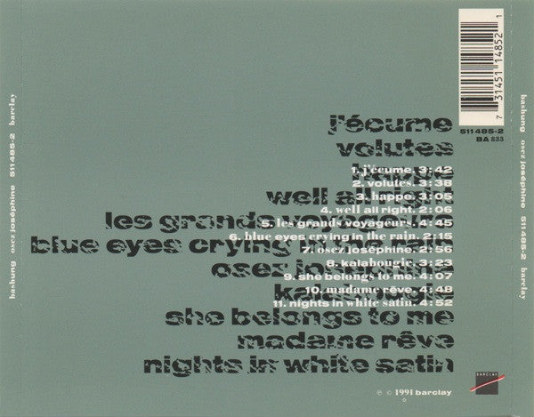 Alain Bashung : Osez Joséphine (CD, Album)