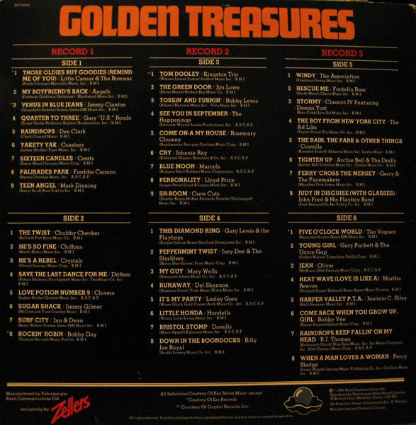 Various : Golden Treasures (3xLP, Comp)
