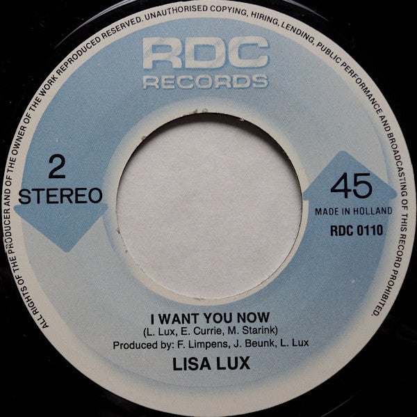 Lisa Lux : Gimme Your Love (7")
