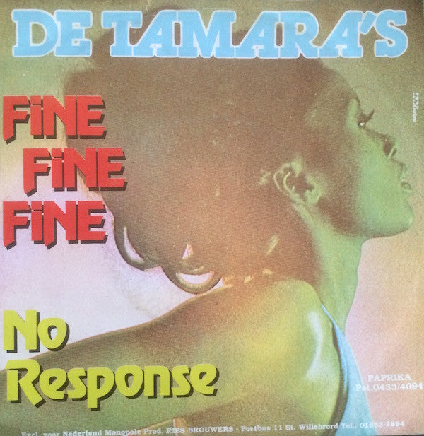 De Tamara's : Fine Fine Fine  (7")