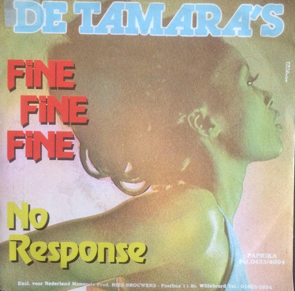 De Tamara's : Fine Fine Fine  (7")