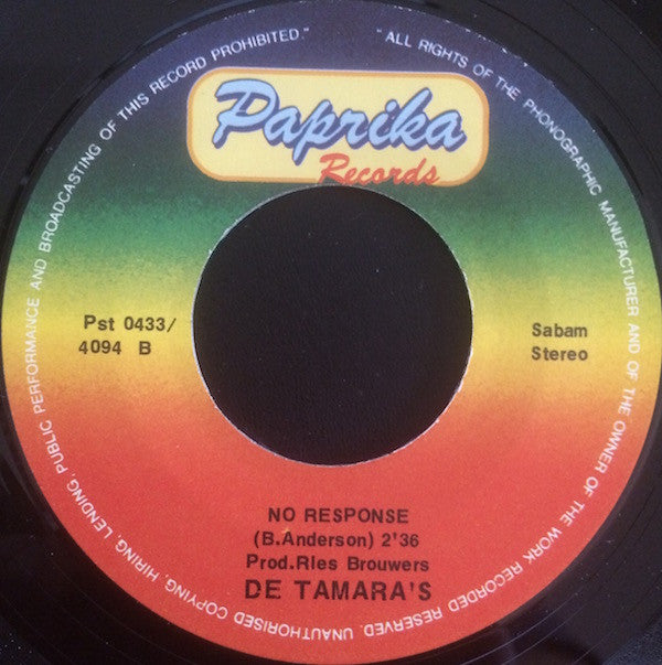 De Tamara's : Fine Fine Fine  (7")