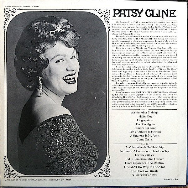 Patsy Cline : Country Music Hall Of Fame (LP, Comp)