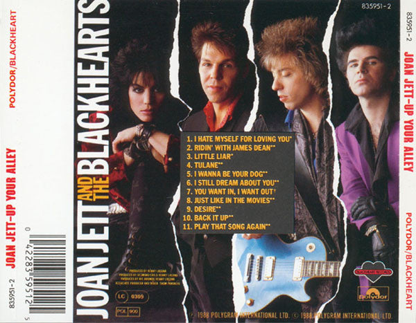 Joan Jett & The Blackhearts : Up Your Alley (CD, Album)