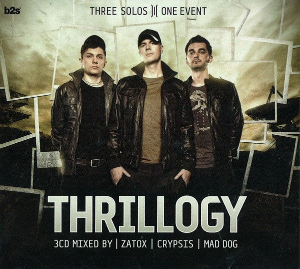 Zatox, Crypsis, DJ Mad Dog : Thrillogy (3xCD, Mixed)