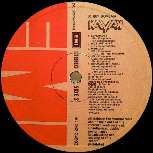 Kayak : Kayak (LP, Album)