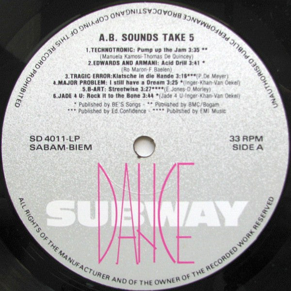 Various : New Beat - Take 5 (LP, Comp)