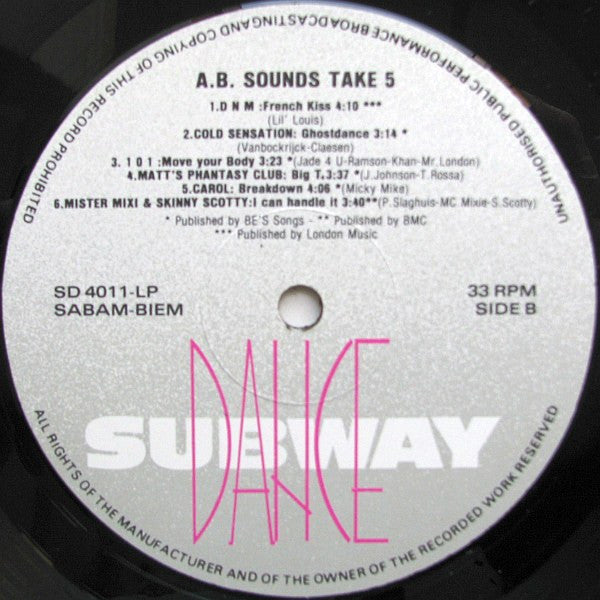 Various : New Beat - Take 5 (LP, Comp)