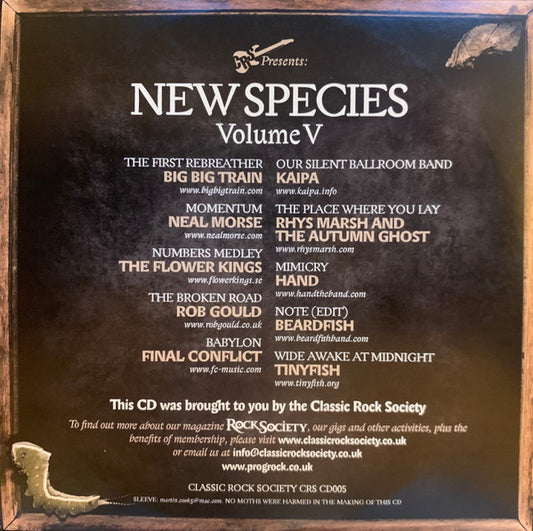 Various : CRS Presents: New Species Volume V (CD, Comp)