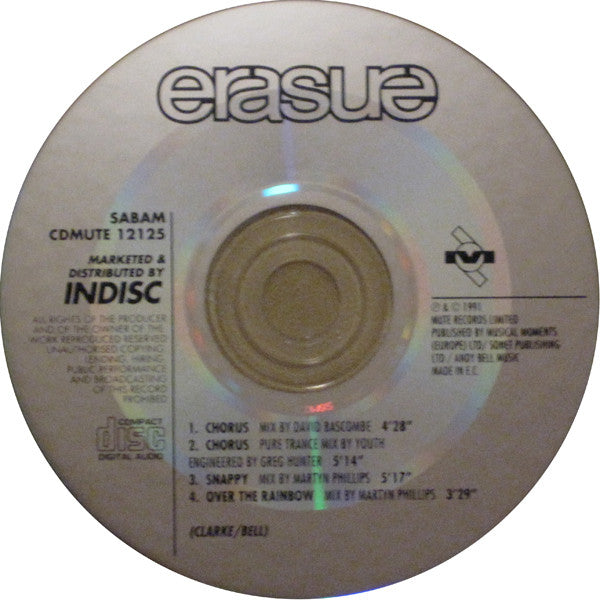 Erasure : Chorus (CD, Maxi)
