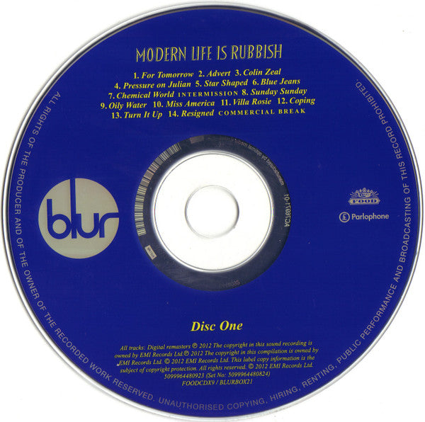 Blur : Modern Life Is Rubbish (2xCD, Album, RE, RM + Box, S/Edition)