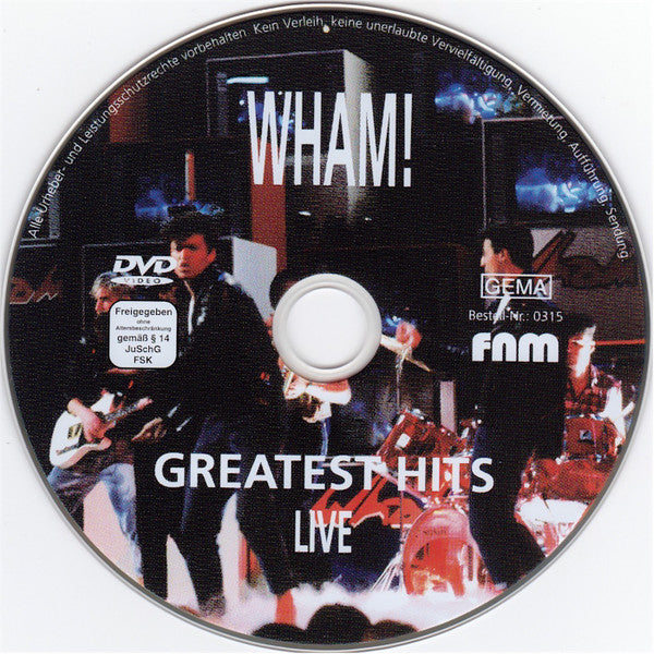 Wham! : Greatest Hits (Live) (DVD-V, MP, Unofficial, Multichannel, PAL)