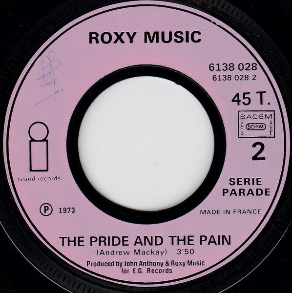Roxy Music : Pyjamarama (7", Single)