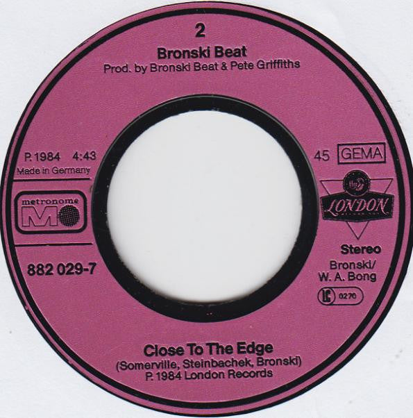 Bronski Beat : It Ain't Necessarily So (7", Single)