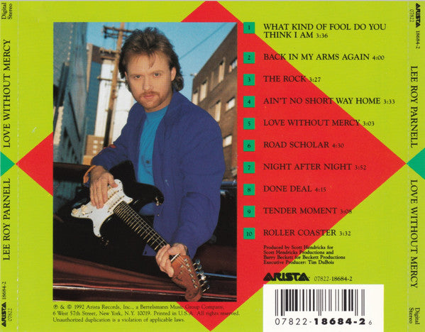 Lee Roy Parnell : Love Without Mercy (CD, Album)