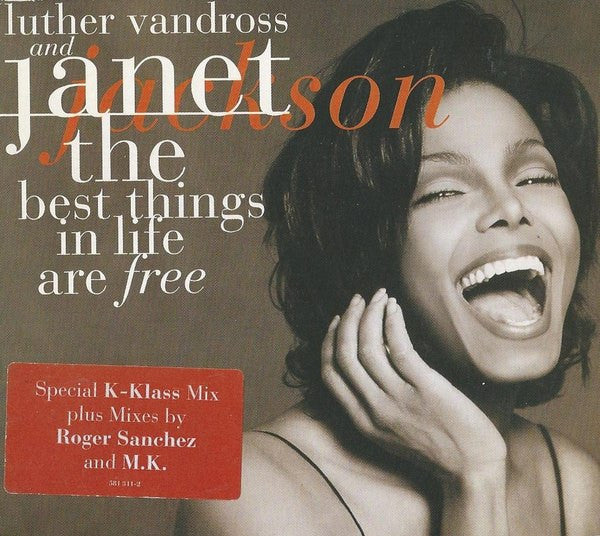 Luther Vandross & Janet Jackson : The Best Things In Life Are Free (CD, Single)
