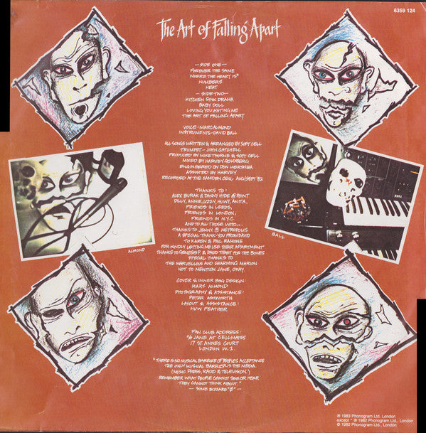 Soft Cell : The Art Of Falling Apart (LP, Album)