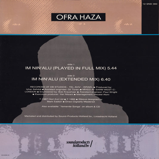 Ofra Haza : Im Nin'alu (Played In Full Mix) (12")