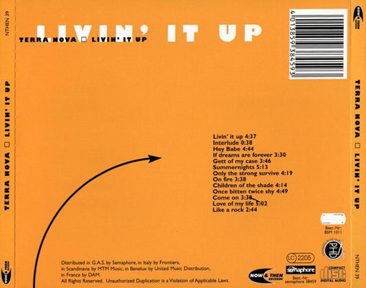 Terra Nova (5) : Livin' It Up (CD, Album, RE)