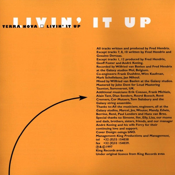 Terra Nova (5) : Livin' It Up (CD, Album, RE)
