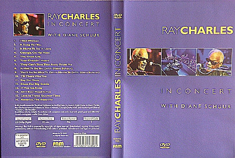 Ray Charles : Ray Charles In Concert With Diane Schuur (DVD, PAL)