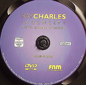 Ray Charles : Ray Charles In Concert With Diane Schuur (DVD, PAL)