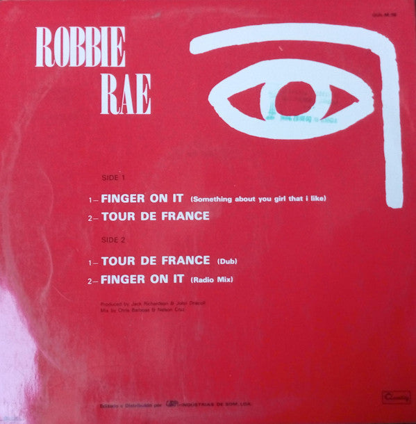 Robbie Rae : Finger On It / Tour De France (12", Maxi)