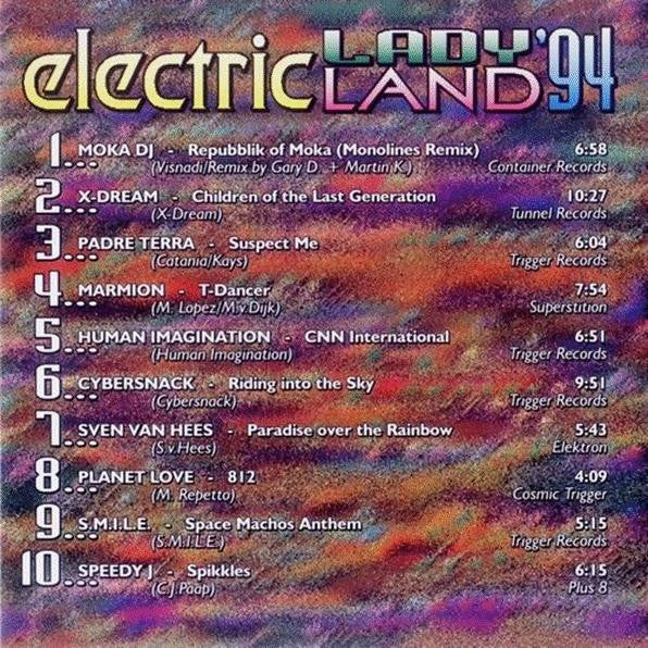 Various : Electric Lady Land '94 (CD, Comp)