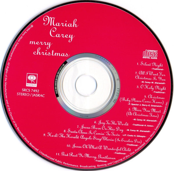Mariah Carey = Mariah Carey : Merry Christmas = メリークリスマス (CD, Album)